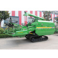 transverse flows roller threshing separation  rice cutting